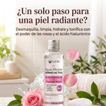 4 en 1: ¿Por qué el agua micelar de rosas y ácido hialurónico es el secreto para una piel radiante?