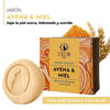 JABÓN DE AVENA Y MIEL 90G